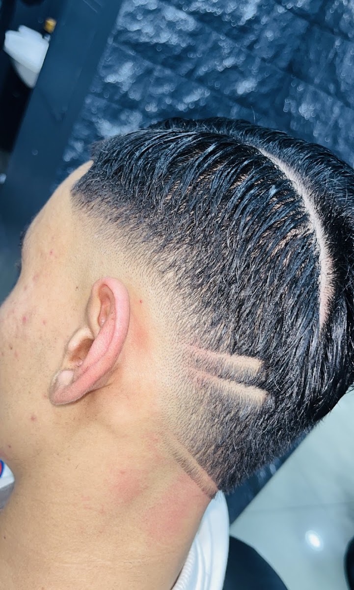 Dégradé réalisé au salon AZ Barber